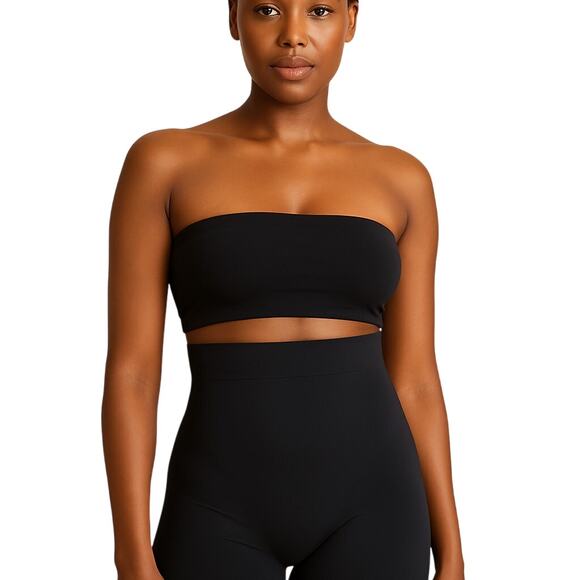 SKIMS Sculpting High Waist Mid-Thigh Shorts Black Shapewear Size XL - Picture 1 of 4